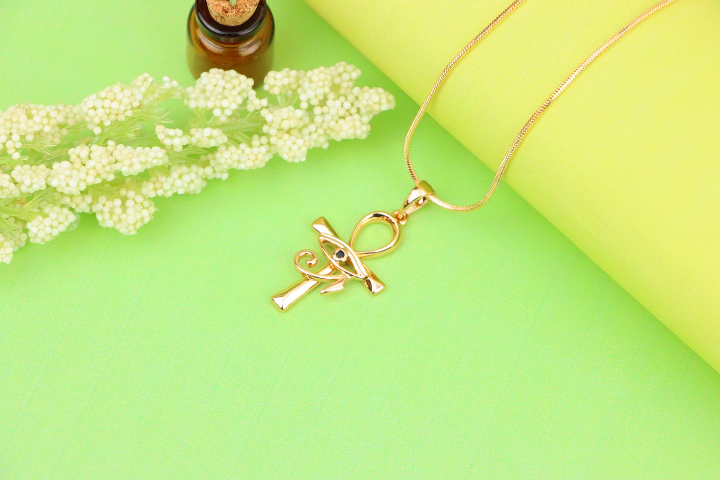 Mini Purple Rose Gold Pendant with Sparkling Solitaire Design, XPPT1227 (2123-3)