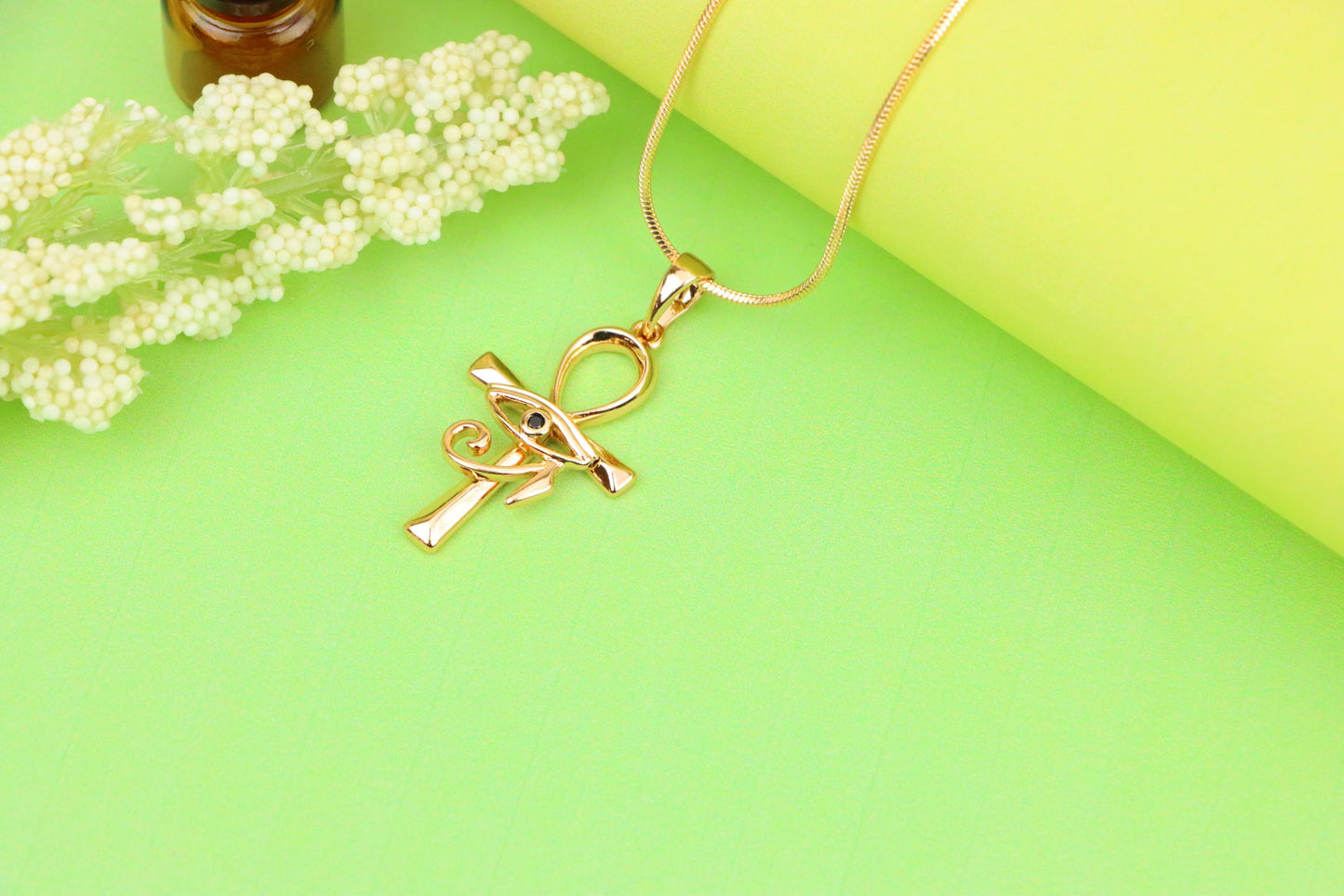 Mini Purple Rose Gold Pendant with Sparkling Solitaire Design, XPPT1227 (2123-3)