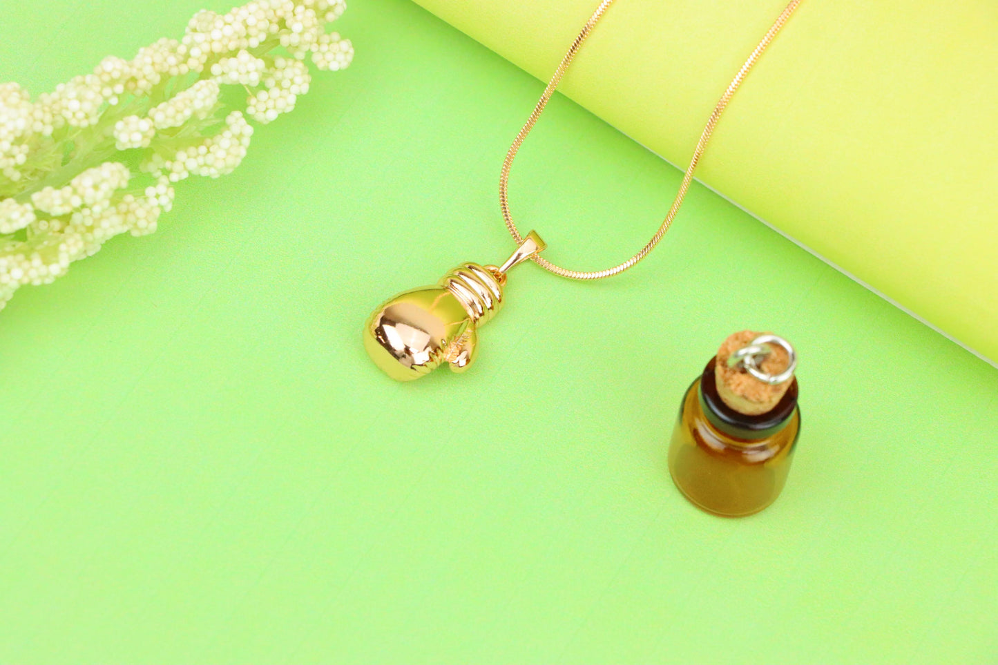 Boxing Glove Rose Gold Pendant for Sporty Charm, XPPT1285 (2129-1)