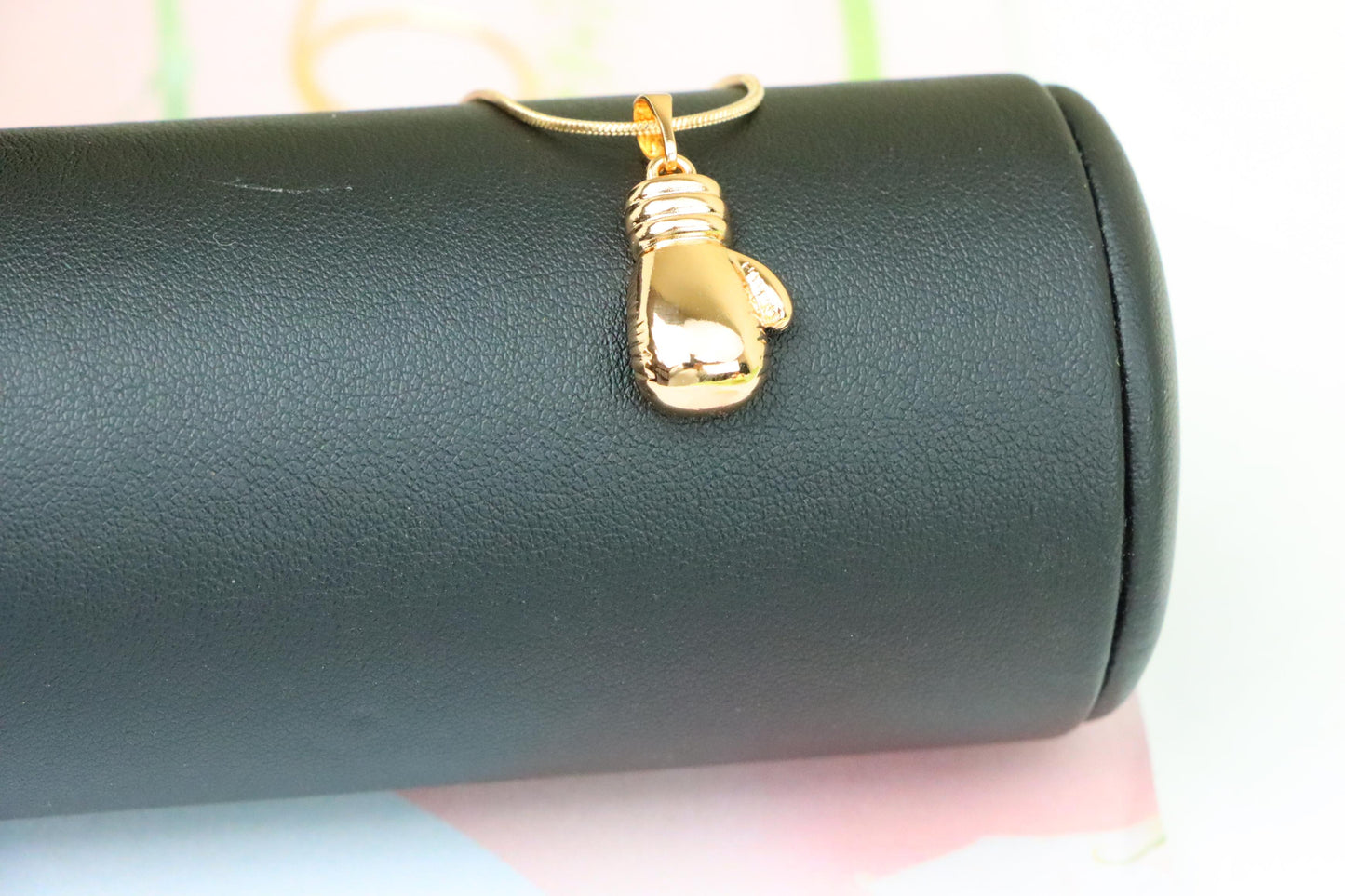 Boxing Glove Rose Gold Pendant for Sporty Charm, XPPT1285 (2129-1)