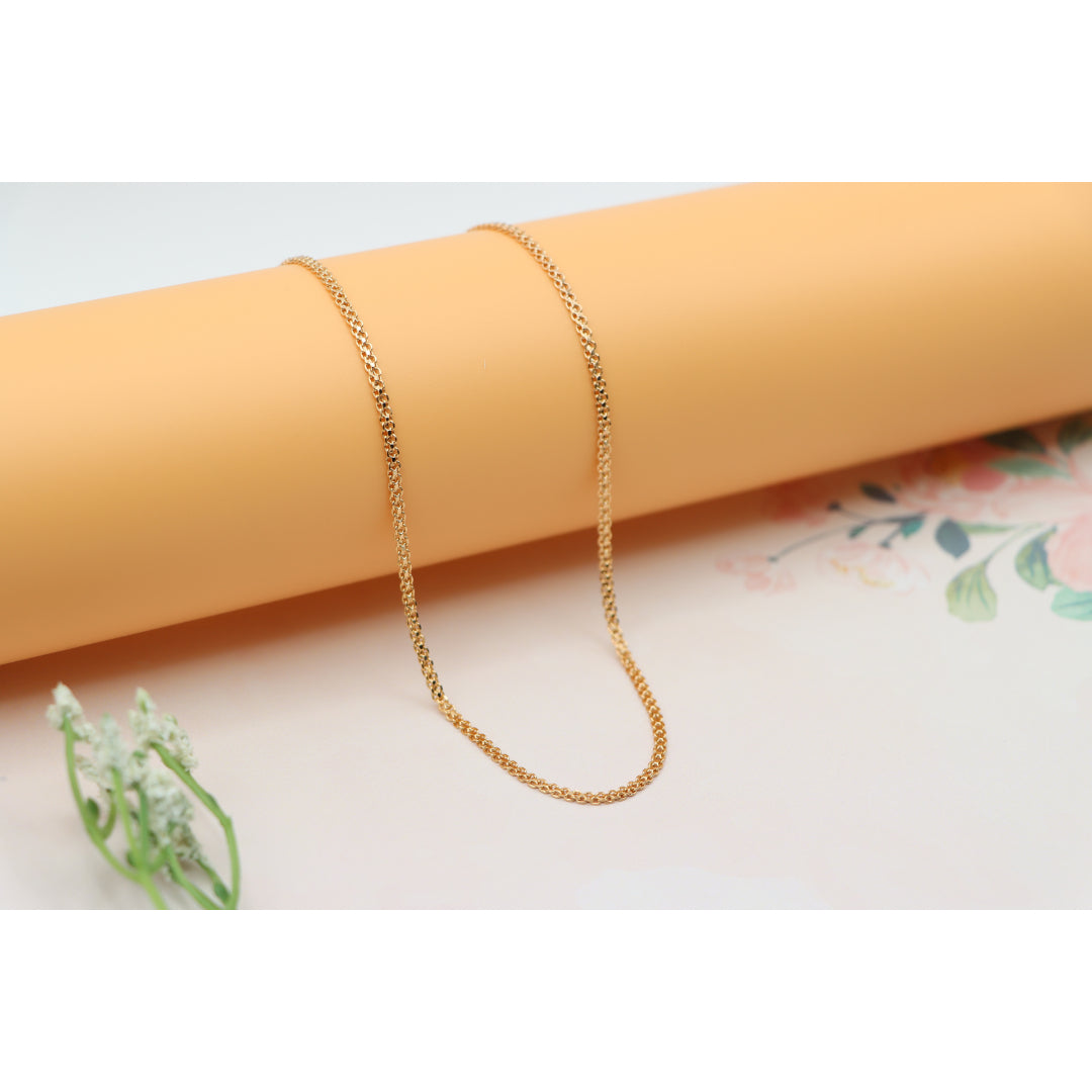 Classic Rose Gold Chain Necklace, Sleek Everyday Chain Design, XPNL0185 (2019-5)
