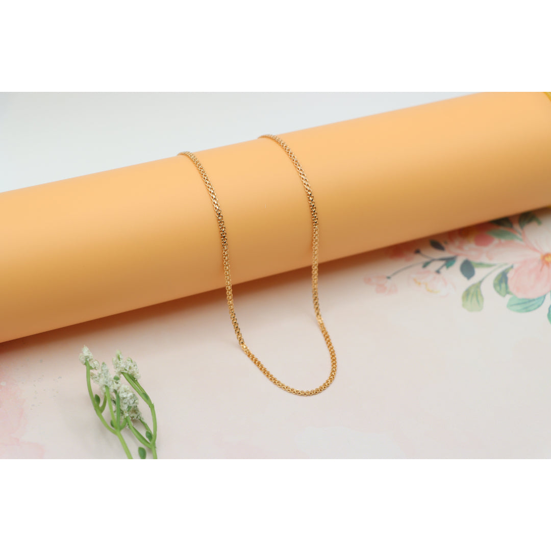 Classic Rose Gold Chain Necklace, Sleek Everyday Chain Design, XPNL0185 (2019-5)