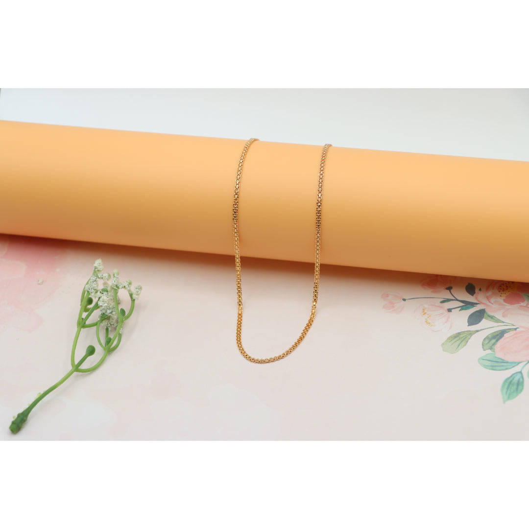 Classic Rose Gold Chain Necklace, Sleek Everyday Chain Design, XPNL0185 (2019-5)