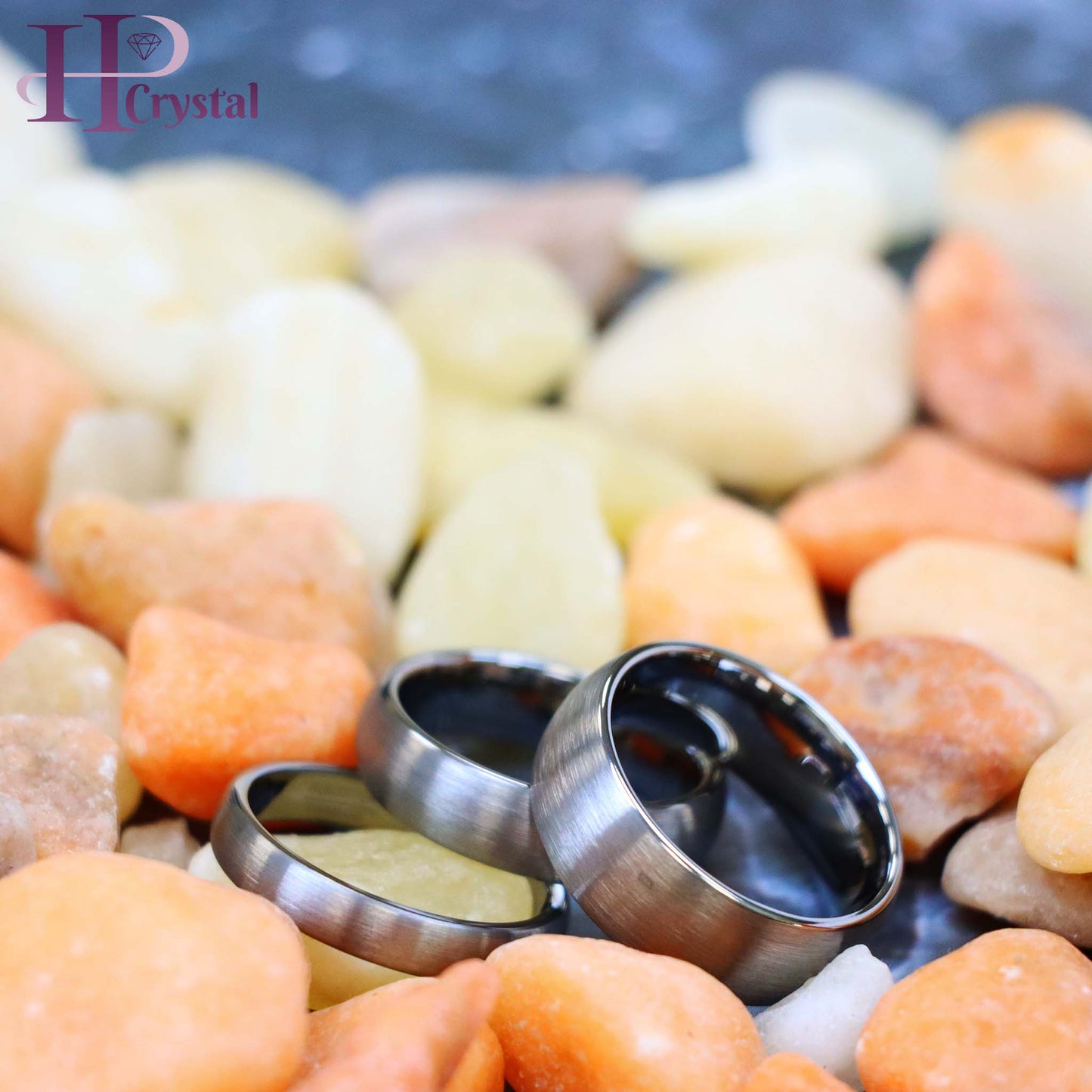 Brushed Domed Classic Style Tungsten Ring