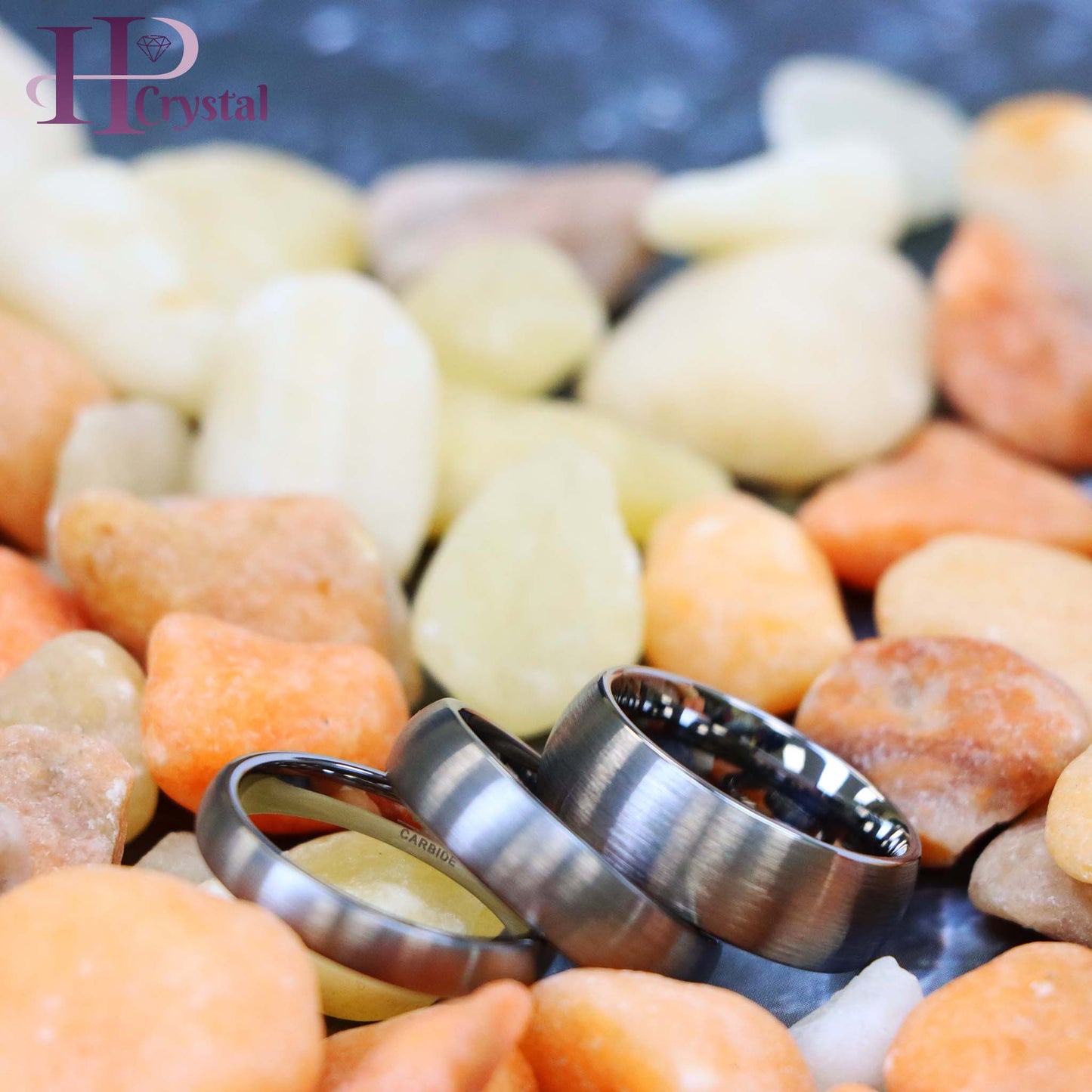 Brushed Domed Classic Style Tungsten Ring