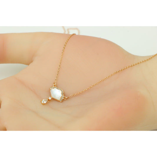 Minimal Rose Gold Fine Chain Necklace, XPNL0229 (2023-9)