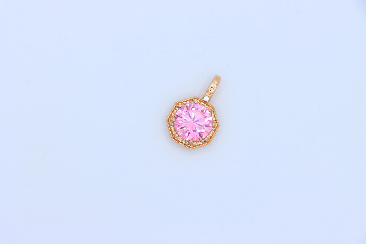 Elegant Gold-Plated Light Purple Pendant, XPPT1391 (2134-2)