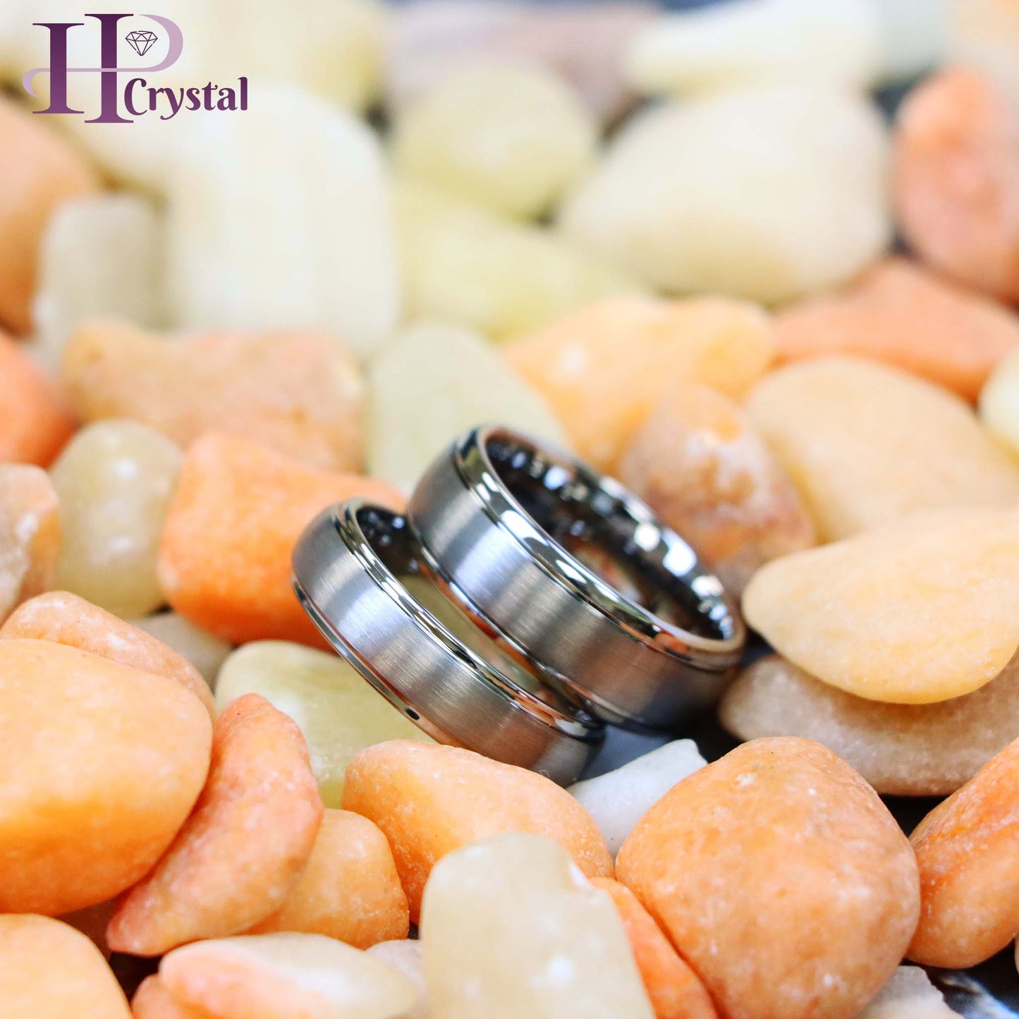Domed Brushed Center High Polish Ridge Edge Tungsten Ring