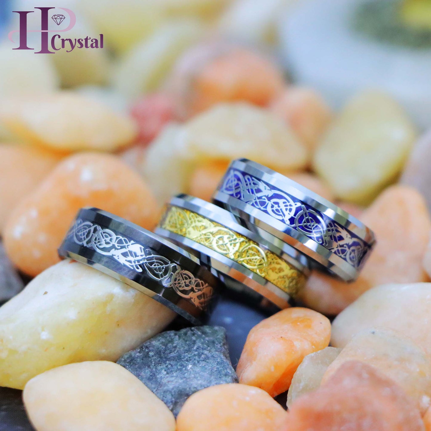 Celtic Knot Tungsten Rings | Durable, Scratch-Resistant with Bold Celtic Design