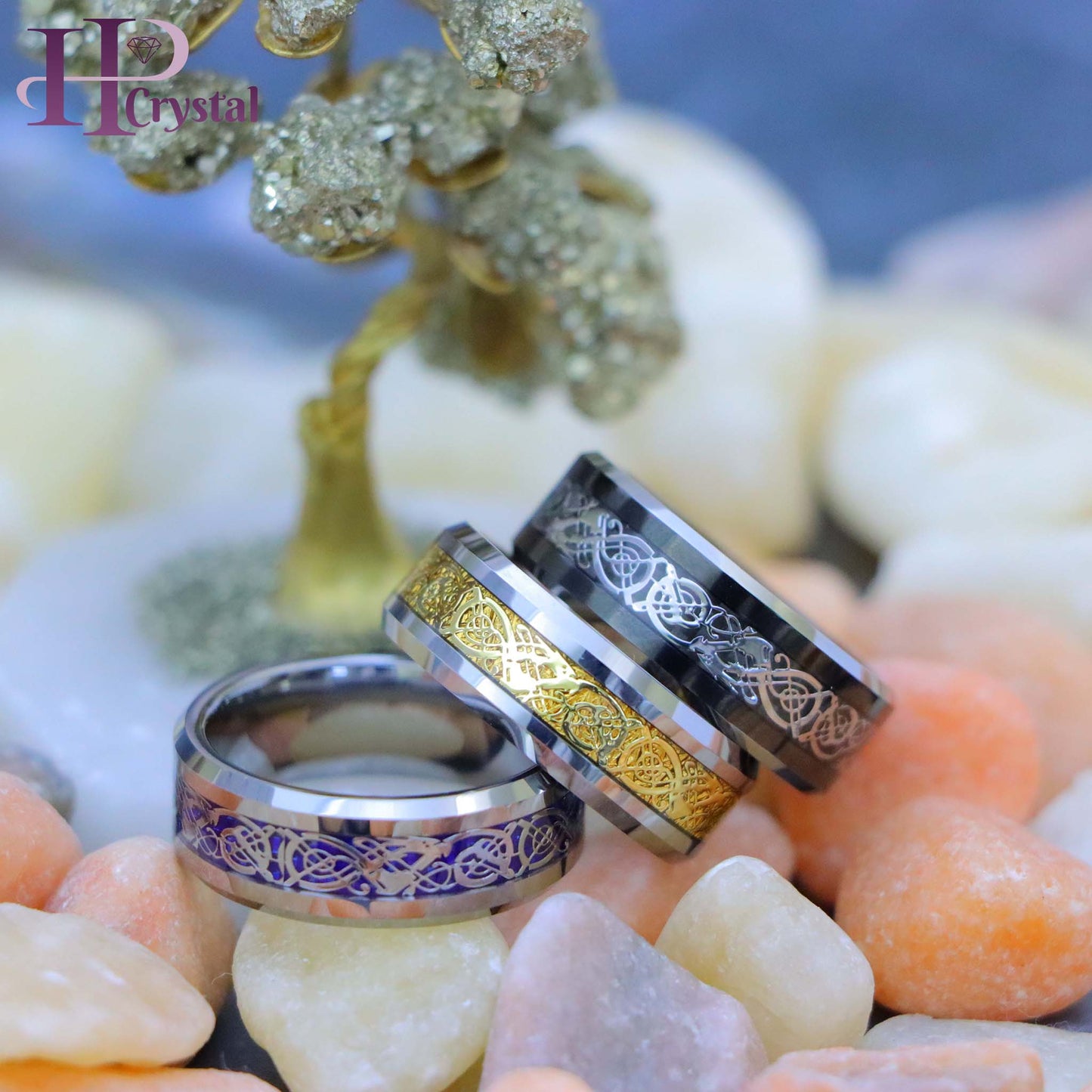 Celtic Knot Tungsten Rings | Durable, Scratch-Resistant with Bold Celtic Design