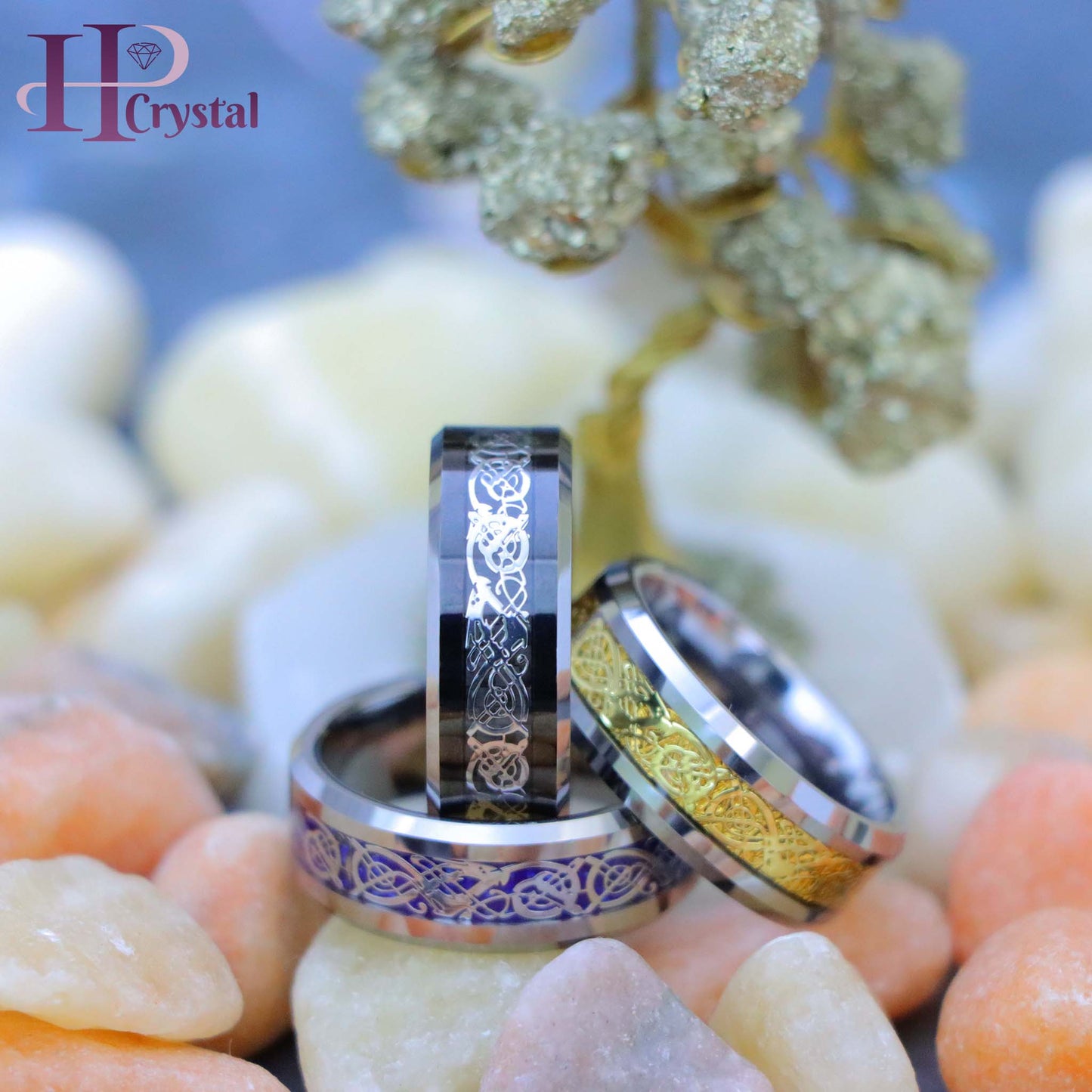 Celtic Knot Tungsten Rings | Durable, Scratch-Resistant with Bold Celtic Design