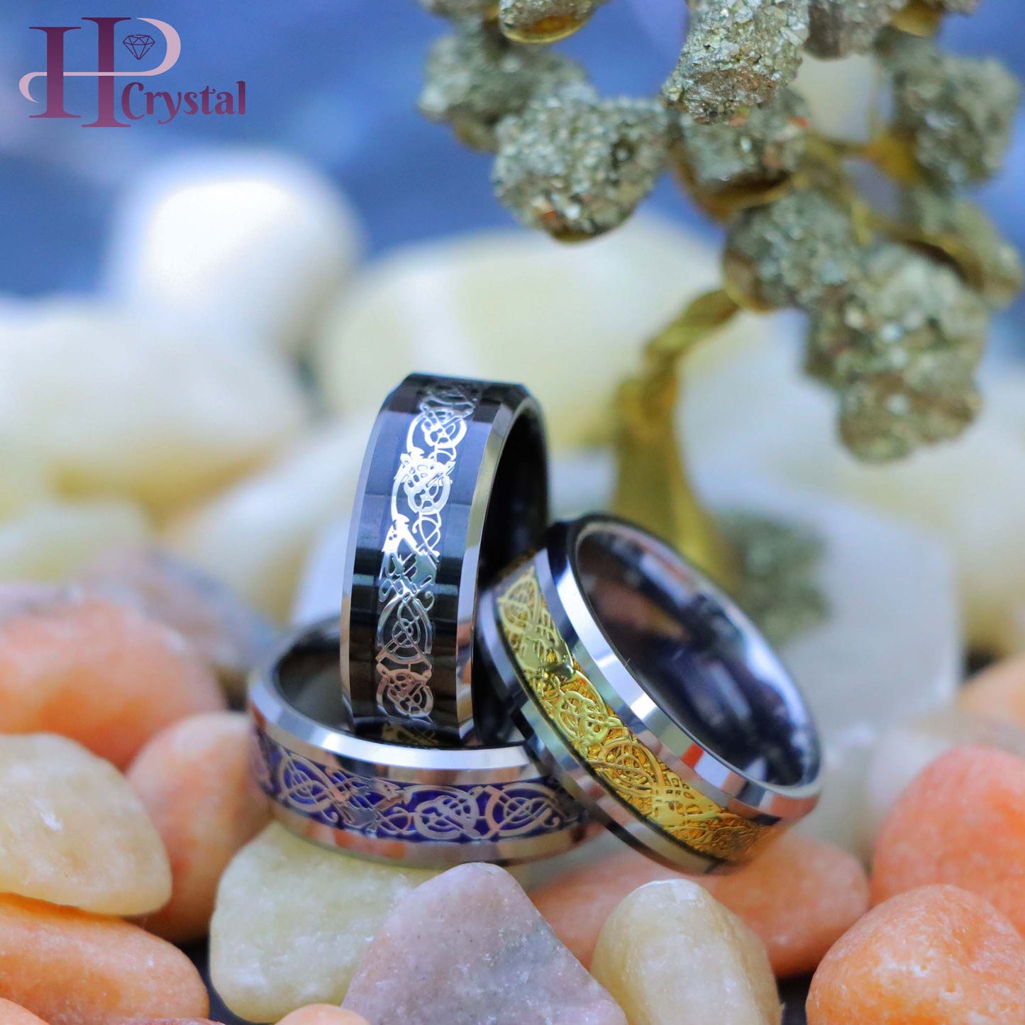 Celtic Knot Tungsten Rings | Durable, Scratch-Resistant with Bold Celtic Design