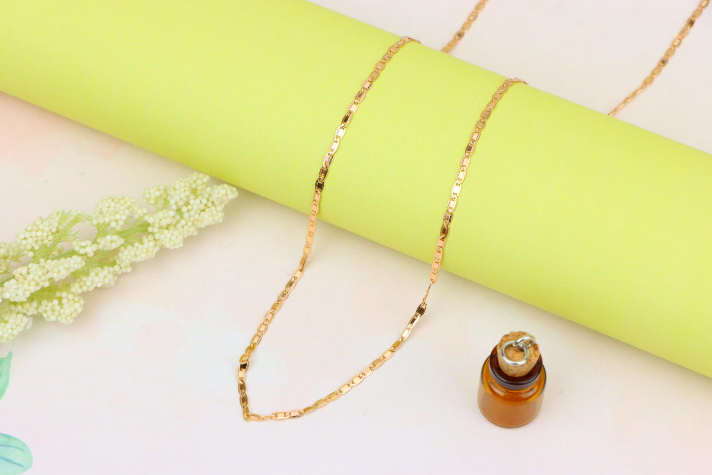 Elegant Rose Gold Pearl Necklace with Double Halo CZ Circle Charm, XPNL1903 (2161-6)