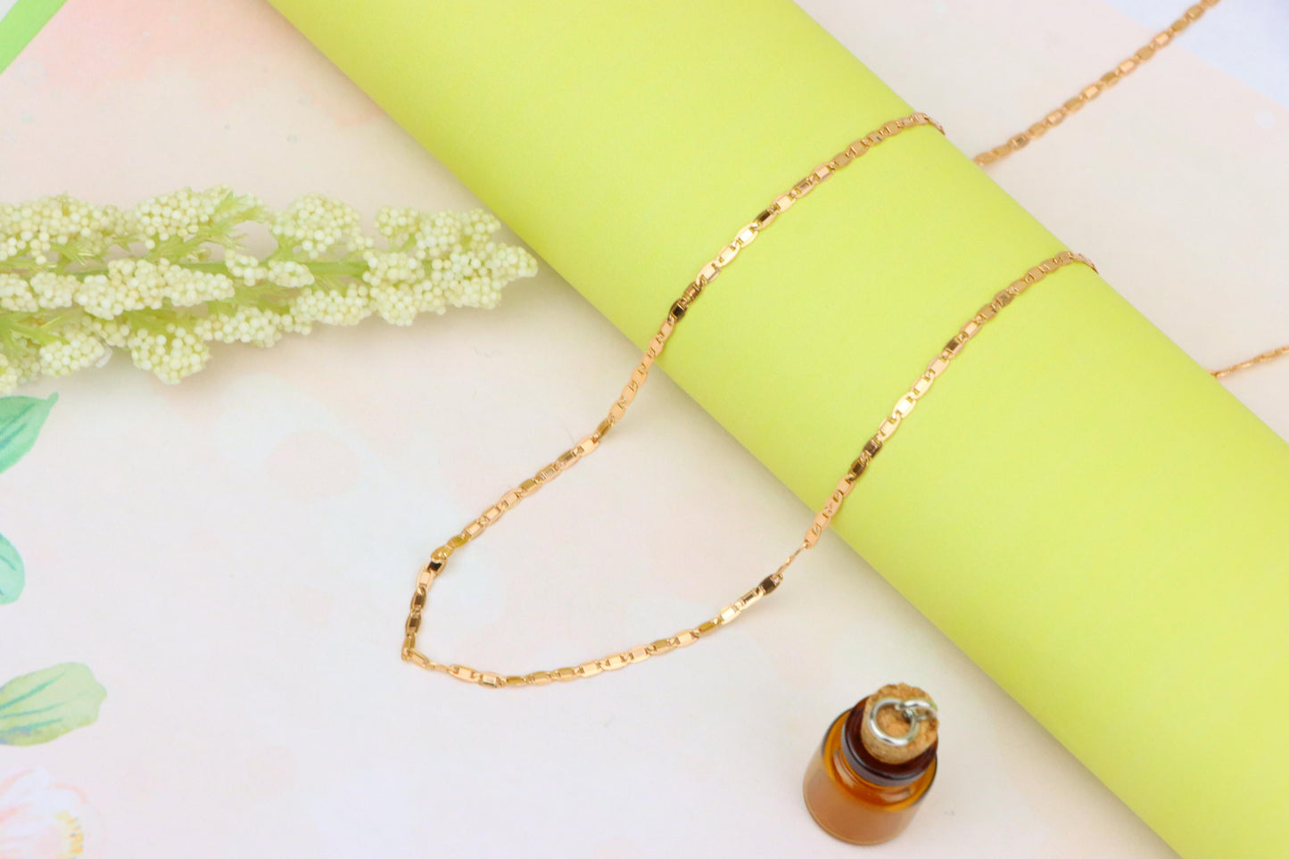 Elegant Rose Gold Pearl Necklace with Double Halo CZ Circle Charm, XPNL1903 (2161-6)