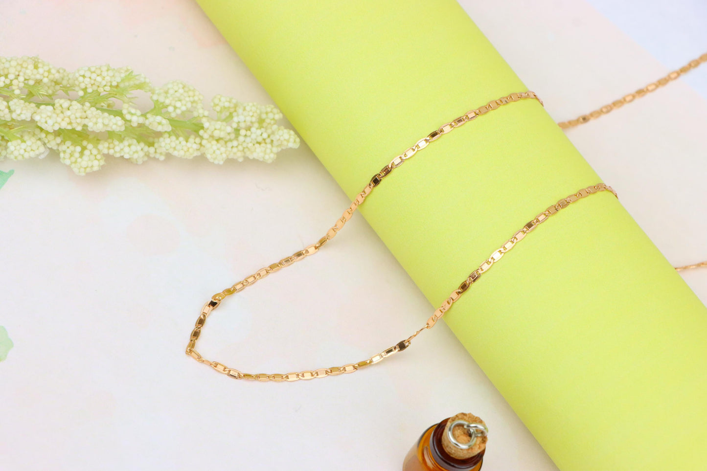 Elegant Rose Gold Pearl Necklace with Double Halo CZ Circle Charm, XPNL1903 (2161-6)