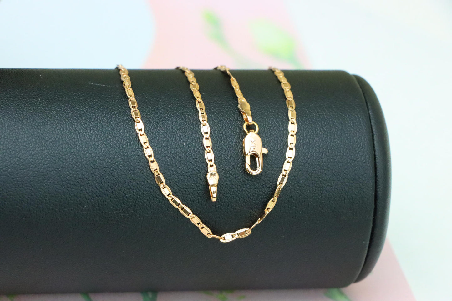 Elegant Rose Gold Pearl Necklace with Double Halo CZ Circle Charm, XPNL1903 (2161-6)