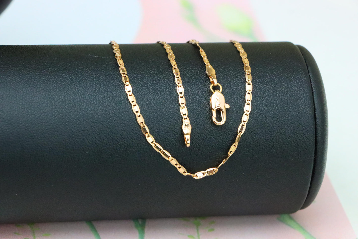 Elegant Rose Gold Pearl Necklace with Double Halo CZ Circle Charm, XPNL1903 (2161-6)