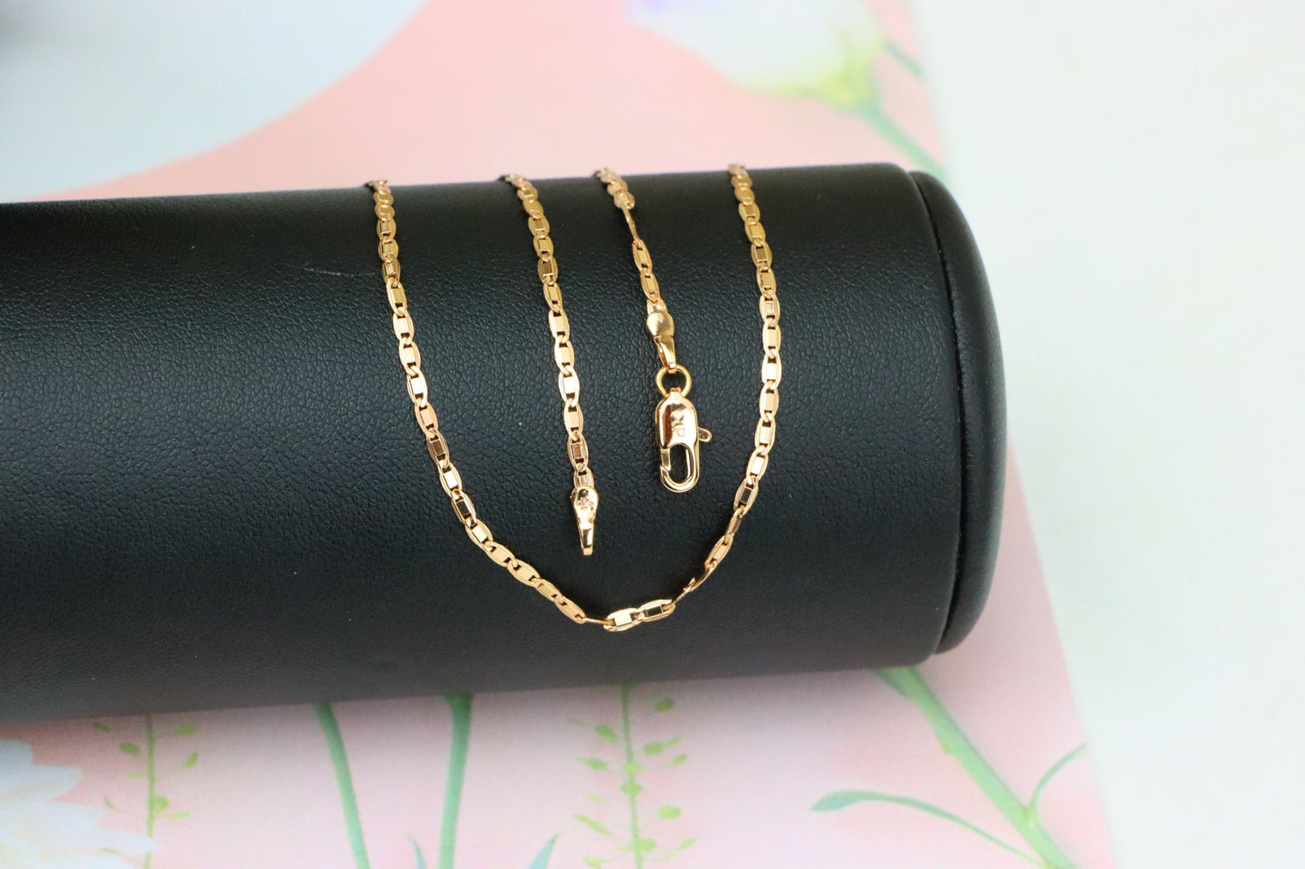 Elegant Rose Gold Pearl Necklace with Double Halo CZ Circle Charm, XPNL1903 (2161-6)