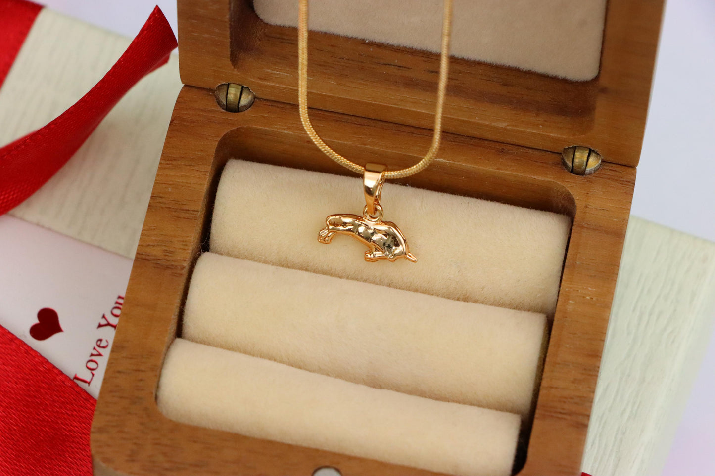 Rose Gold Bull Pendant in Gold Plated Brass, XPPT1463 (2137-2)