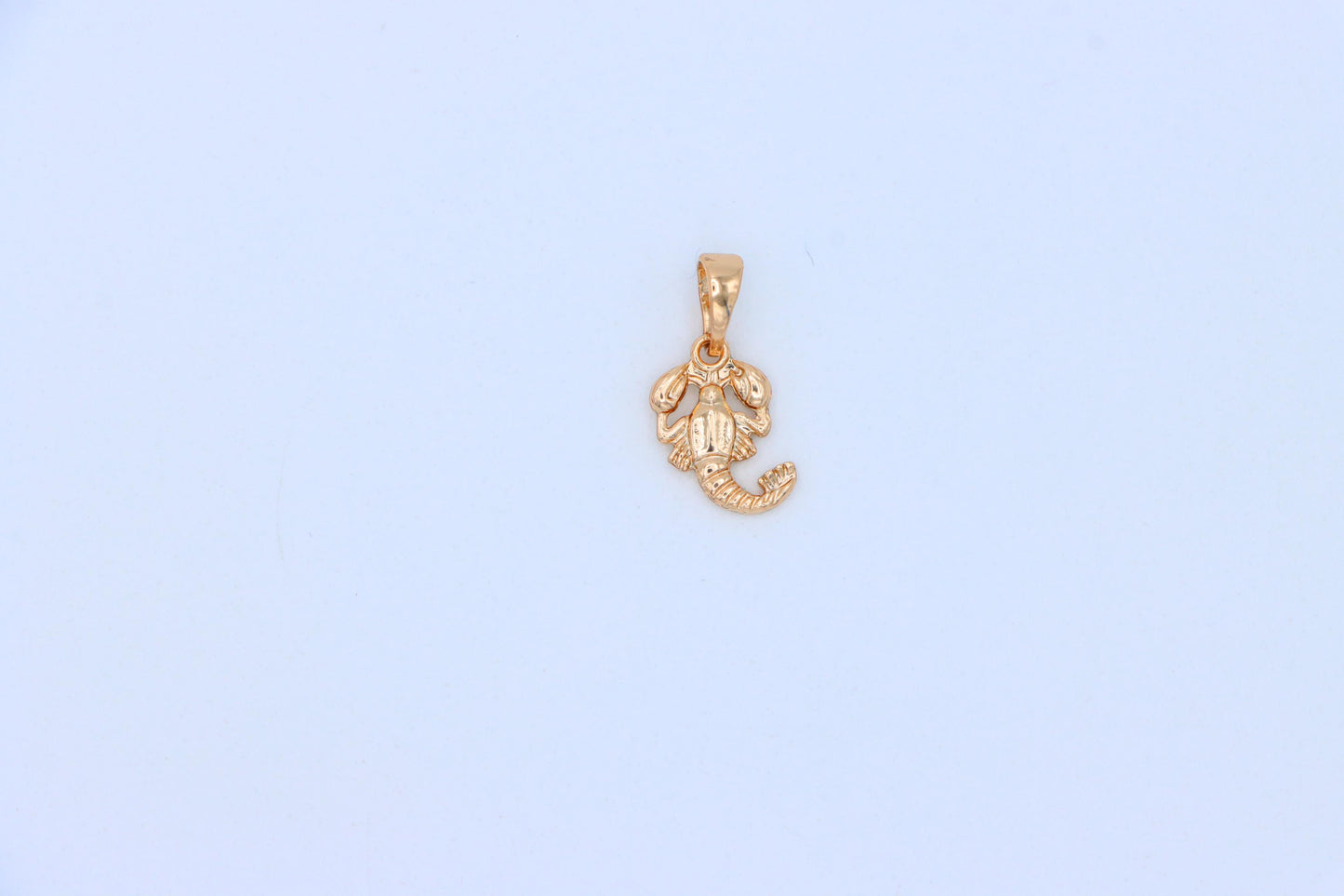 Scorpio Zodiac Scorpion Rose Gold Pendant Astrology Charm, XPPT1469 (2137-2)