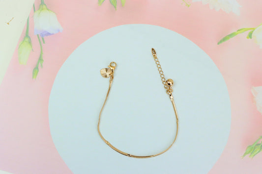 Elegant Rose Gold Anklet with Sleek Detailing,XPAL1042 (2105-1)