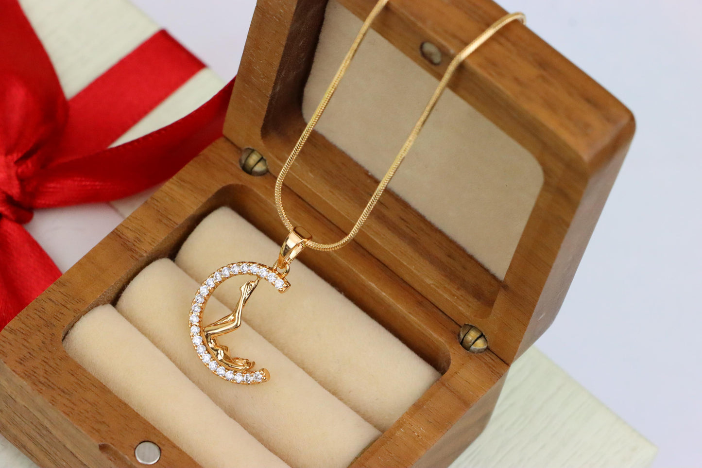 Round Rose Gold Tree Pendant with Sparkling Crystal Accents, XPPT1507 (2139-10)