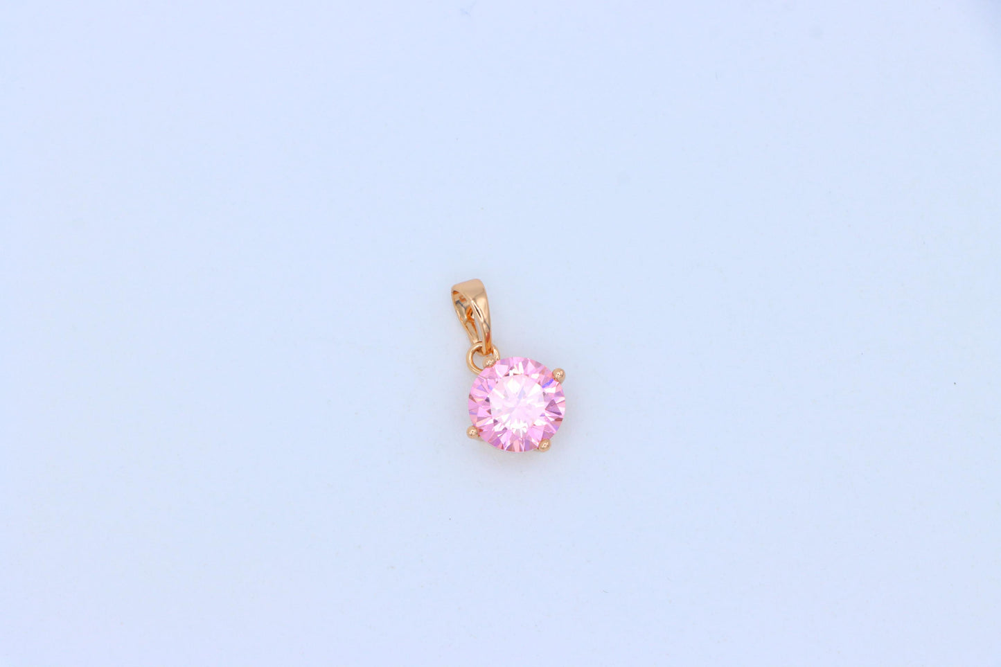 Dazzling Pink Pendant with Gold Plated Finish for Effortless Charm, XPPT1668 (2164-1)