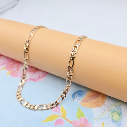 Rose Gold Link Chain Necklace for Women - 19.6 Inch Length, XPNL0075 (2008-5)
