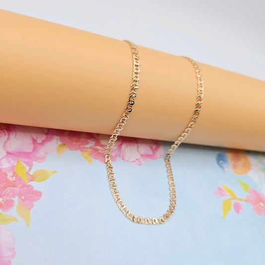 Chunky Rose Gold Chain Necklace for Bold Statement Look, 19.7 Inch, XPNL0079 (2008-9)
