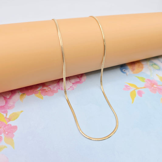 Elegant Rose Gold Plated Brass Necklace – 50cm / 19.7 Inches, XPNL0097 (2010-7)