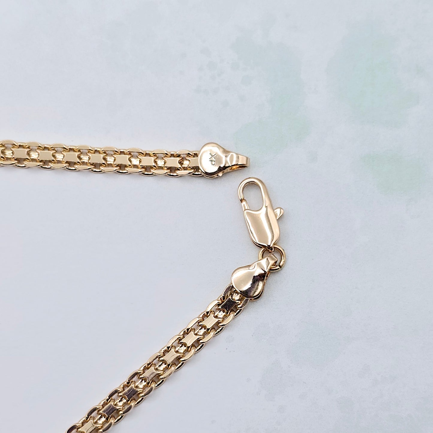 Chunky Rose Gold Chain Necklace, 24 Inch, Gold Plated Over Brass, XPNL0107 (2011-7)