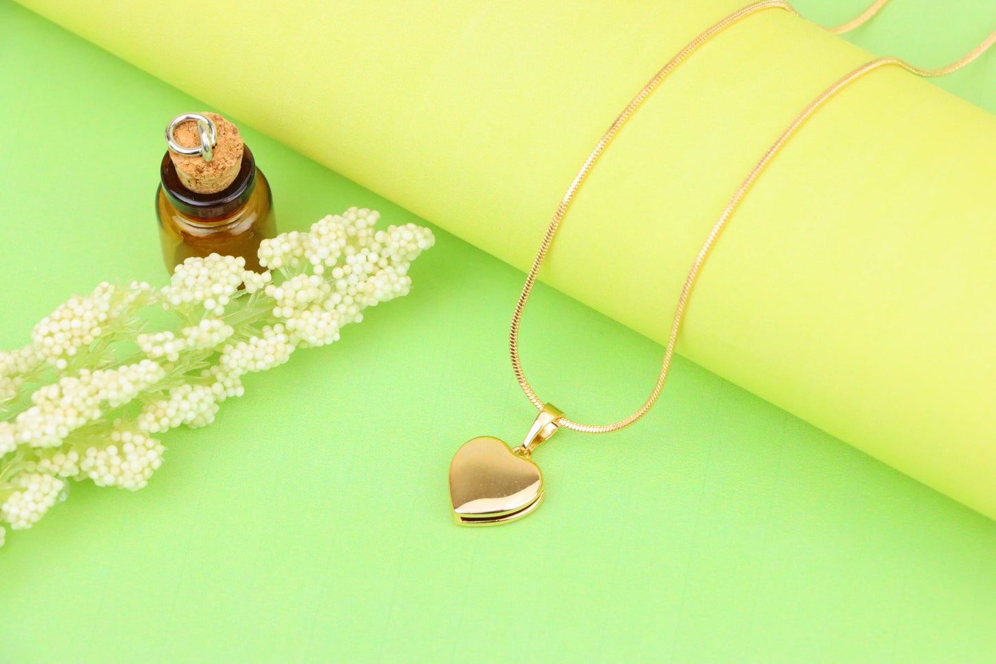 Classic Rose Gold Heart Pendant with Smooth Polished Finish, XPPT1232 (2123-8)