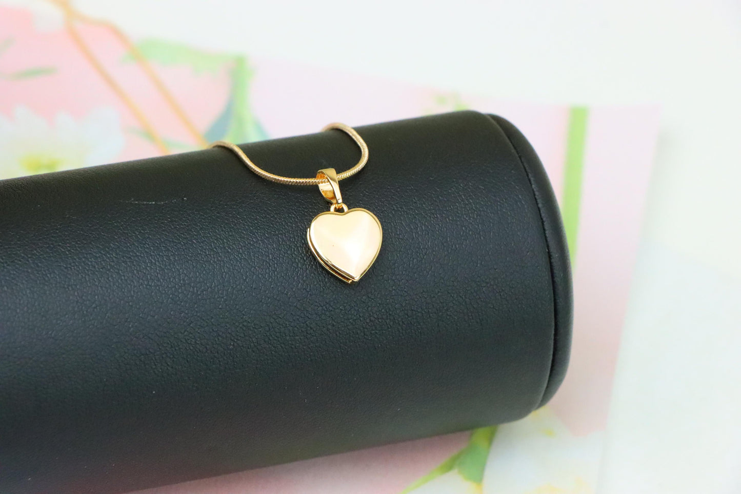 Classic Rose Gold Heart Pendant with Smooth Polished Finish, XPPT1232 (2123-8)