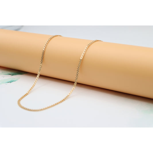 Shiny Rose Gold Chain Necklace Simple Elegant Look, XPNL0122 (2013-2)