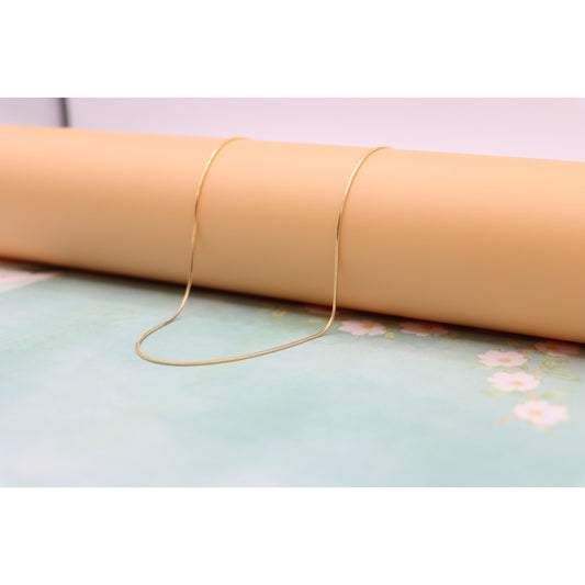 Delicate Rose Gold Snake Chain Necklace, Elegant Look, XPNL0130 (2013-10)