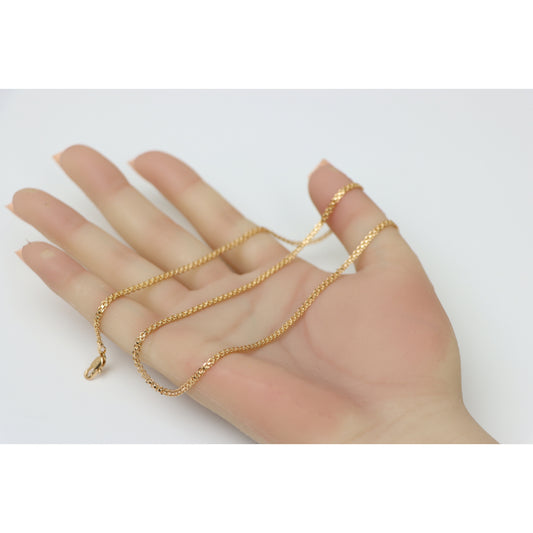Classic Rose Gold Chain Necklace, Sleek Everyday Chain Design, XPNL0185 (2019-5)