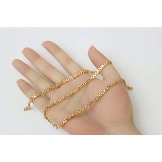 Chunky Rose Gold Chain Necklace – Bold 18 Inch Statement Piece, XPNL0205 (2021-5)