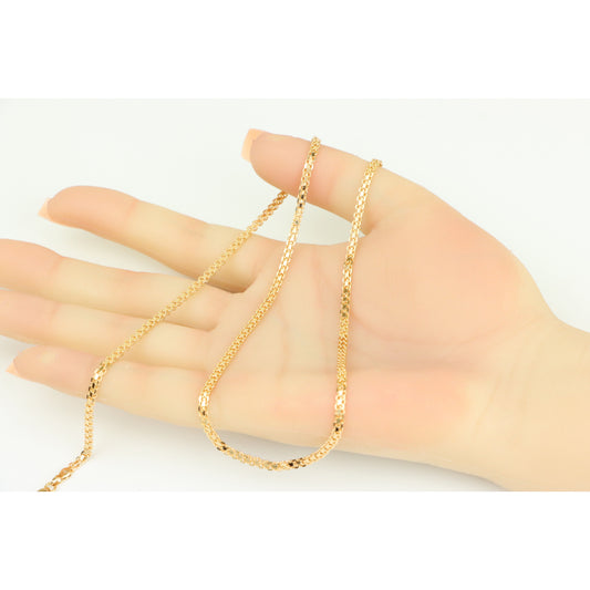 Classic Rose Gold Chain Necklace Sleek &amp; Elegant Design, XPNL0277 (2028-7)