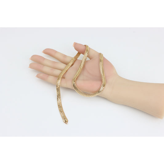 Thick Rose Gold Chain Necklace Elegant Bold Design, XPNL0282 (2029-2)