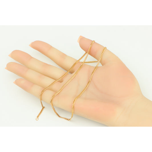 Rose Gold Plated Chain Necklace with Elegant Look, XPNL0291 (2030-1)