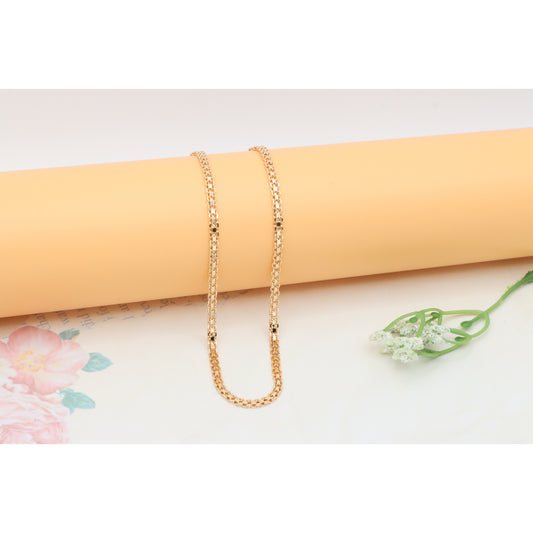 Bold Rose Gold Chain Necklace with Lobster Clasp, XPNL0316 (2032-6)