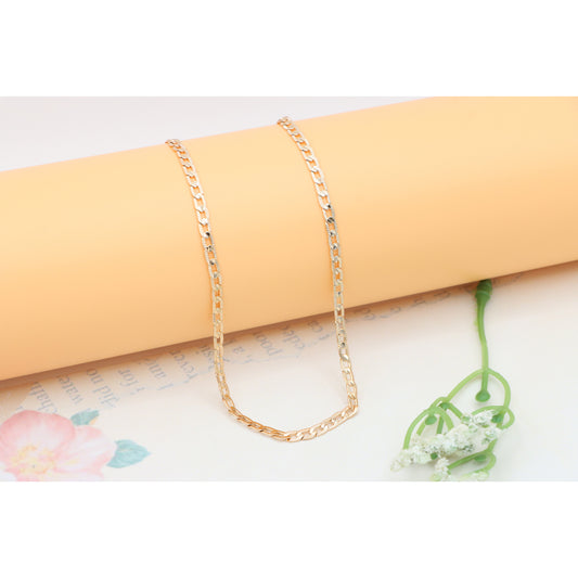Elegant Rose Gold Necklace with Unique Link Design, XPNL0335 (2034-5)