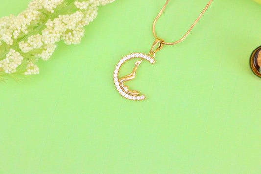 Round Rose Gold Tree Pendant with Sparkling Crystal Accents, XPPT1507 (2139-10)